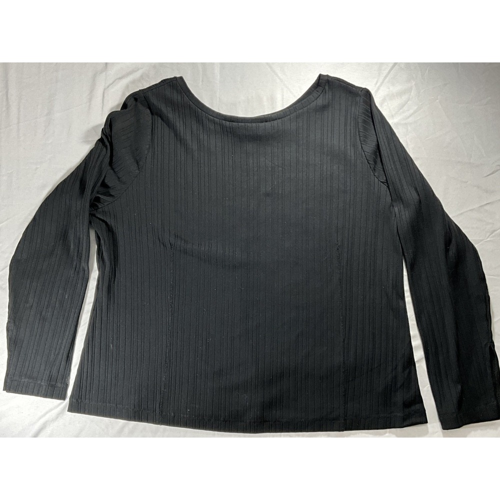 Ava & Viv Maternity Long Sleeve Business/Casual BlackmShirt/Blouse Size 2X